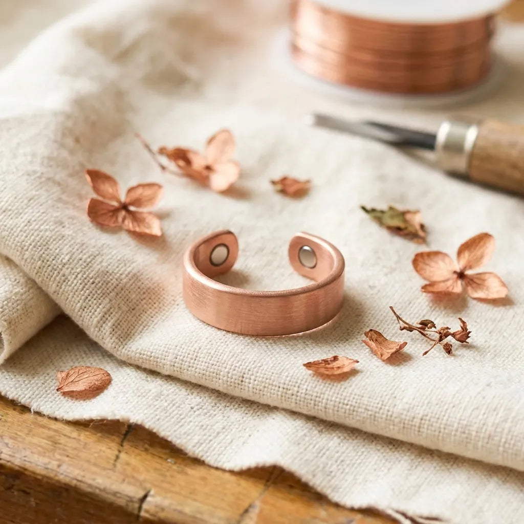 Fleur - Bague Cuivre